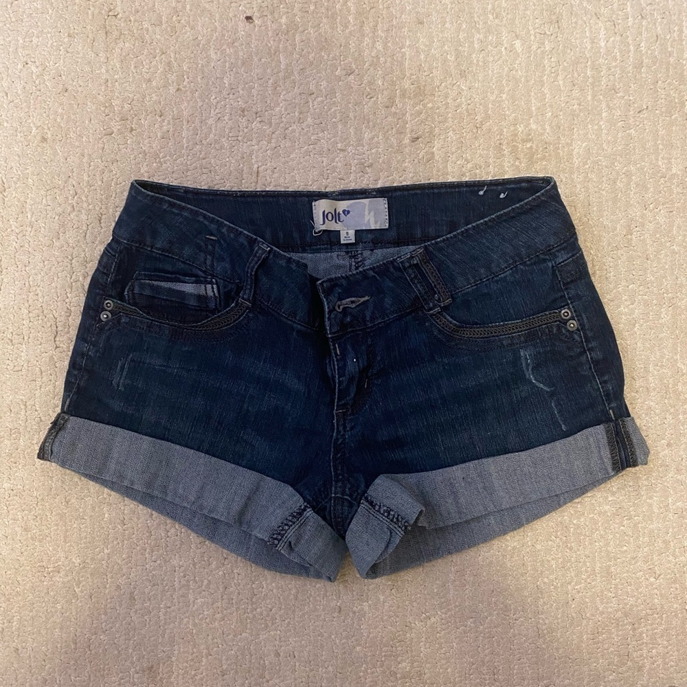 Junior Girls Blue Jean Shorts
